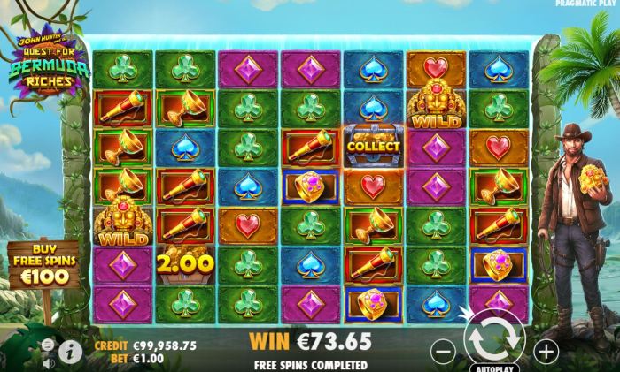 Rahasia slot online John Hunter and the Quest for Bermuda Riches