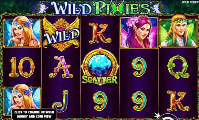 Tema fantasi dan peluang menang di slot Wild Pixies